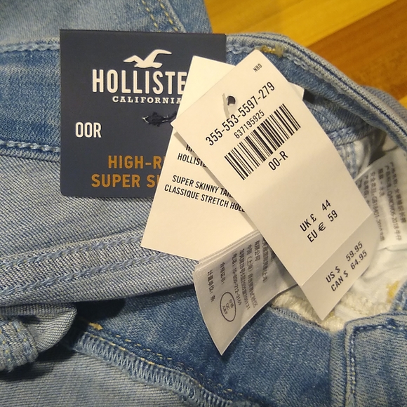Hollister High-Rise Super Skinny Classic Stretch 00R W23 L30 - Picture 5 of 6